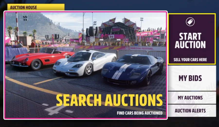 start auction