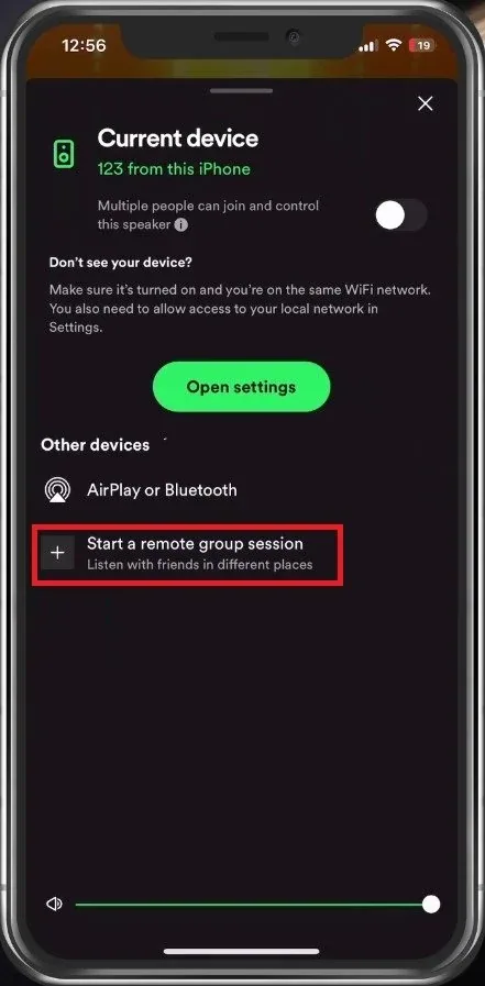 Start Remote Group Session