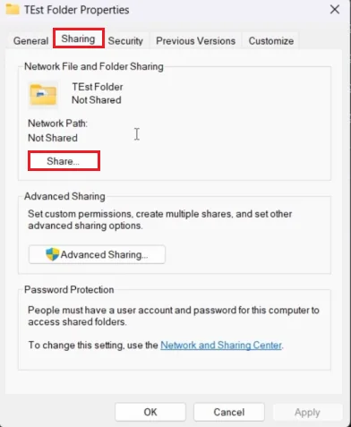 share folder