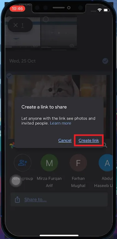 create link