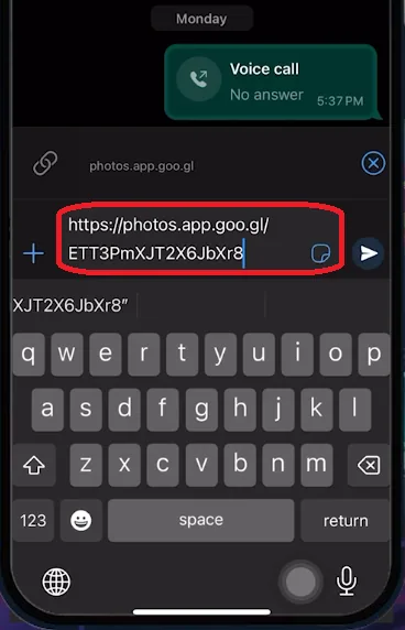 share link