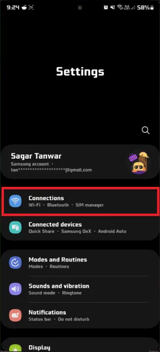 connections settings android hotspot