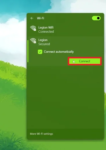 connect to hotspot