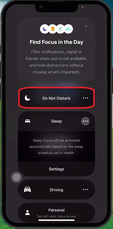 do not disturb
