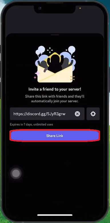 invite users to voice channel