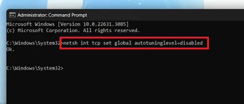 admin command prompt
