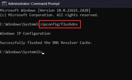 flush dns resolver cache