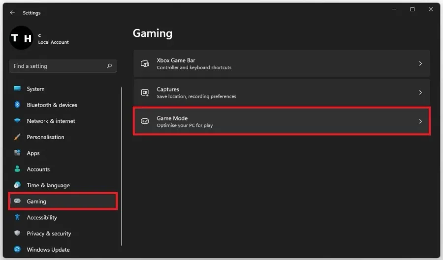 Windows Settings > Gaming > Game Mode