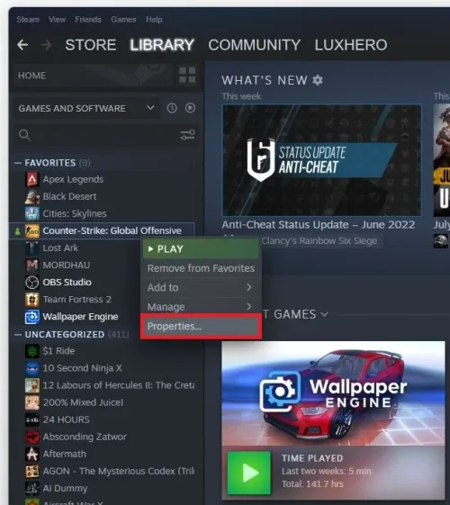 Verify Integrity of Game Files