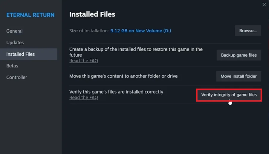 verify game files
