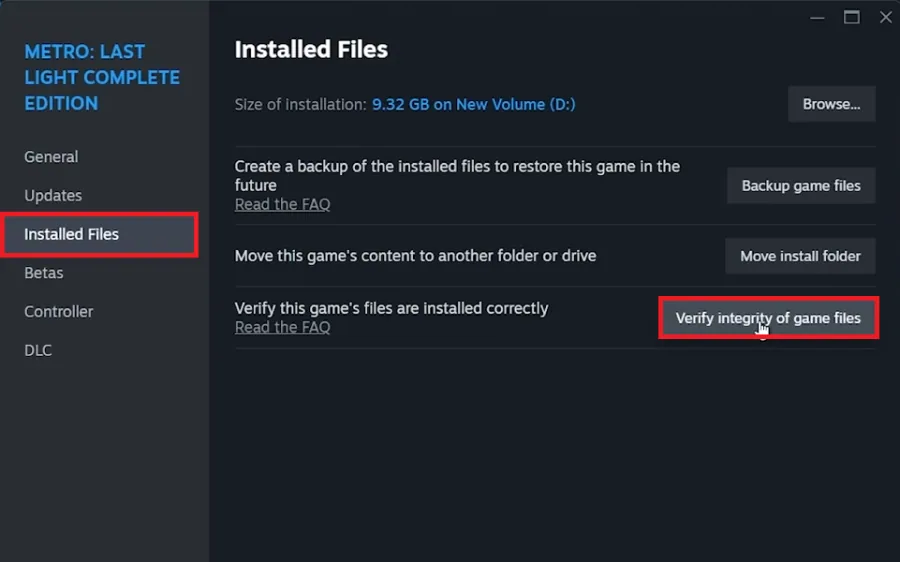 verify integrity of game files
