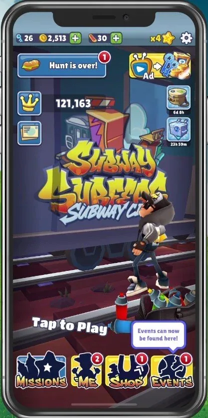 Subway Surfers Settings