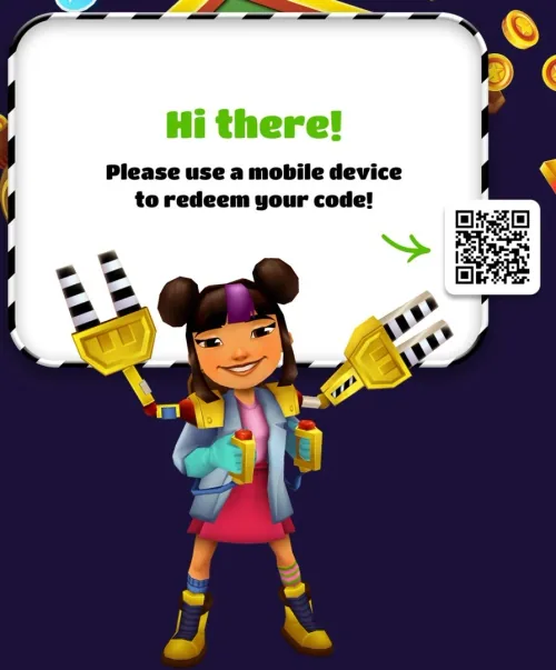 Redeem Codes on Mobile Device