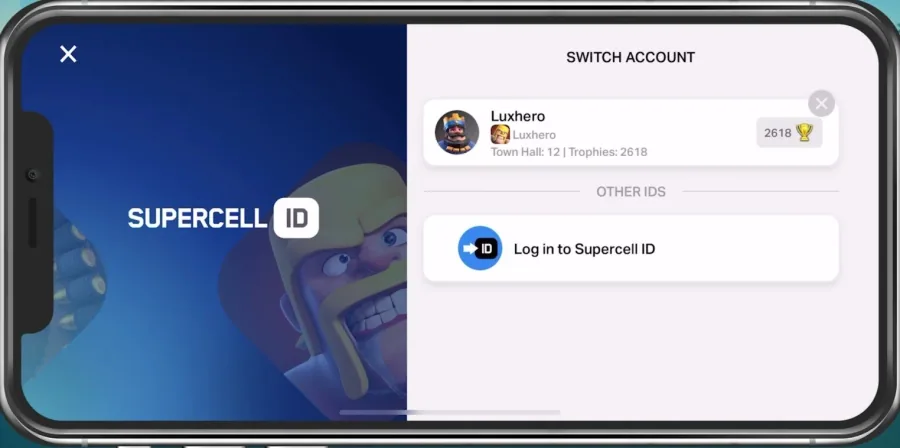 Log in to Supercell ID