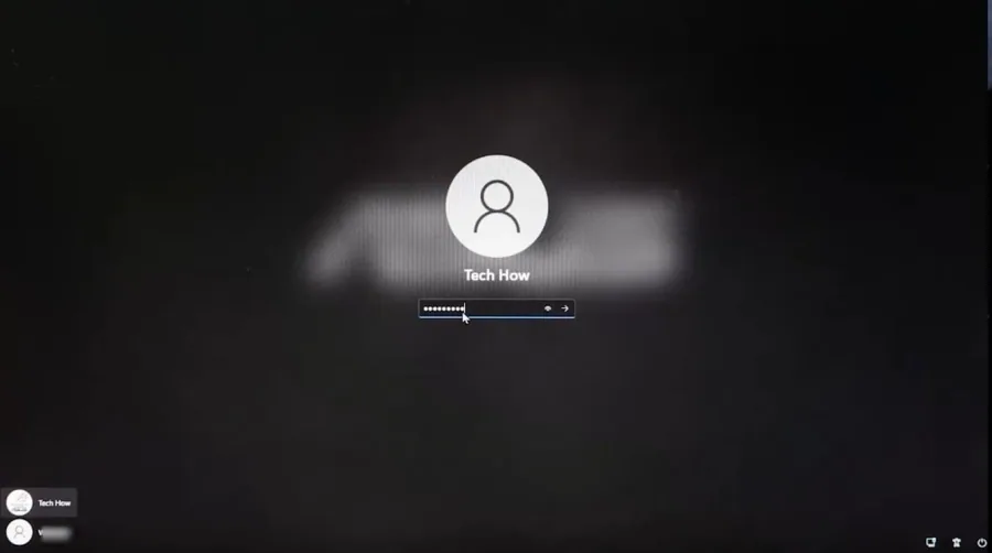 enter your account password