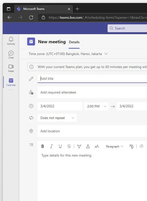 Sign into Microsoft Teams on your PC