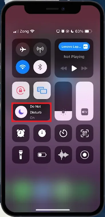 disable do not disturb