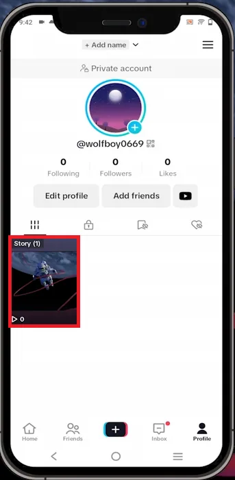 access your story on tiktok