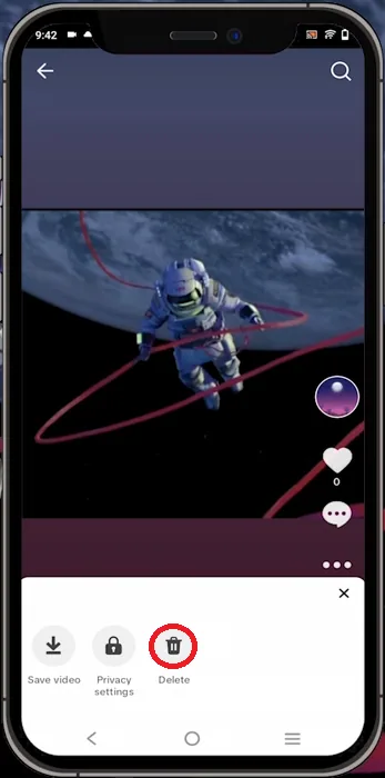 delete your story on tiktok