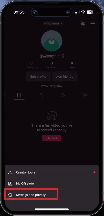 tiktok settings and privacy
