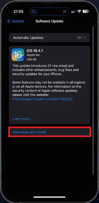 update your iphone's software to fix issues with AirPlay