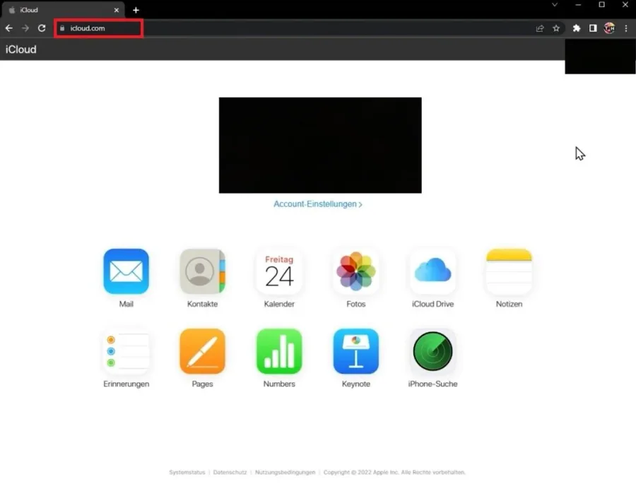 Access your iCloud information using any browser