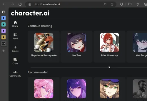 create ai charcter