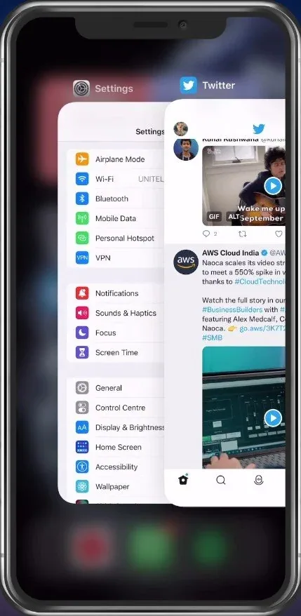 Close Twitter App