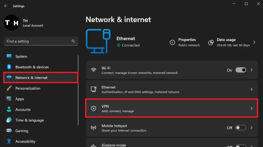 disable your VPN connection
