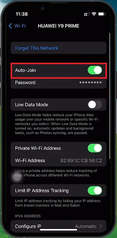reconnect wifi