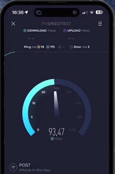 test your internet connection