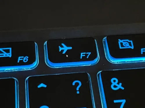 airplane mode key