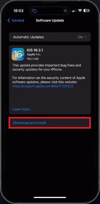 ios software update