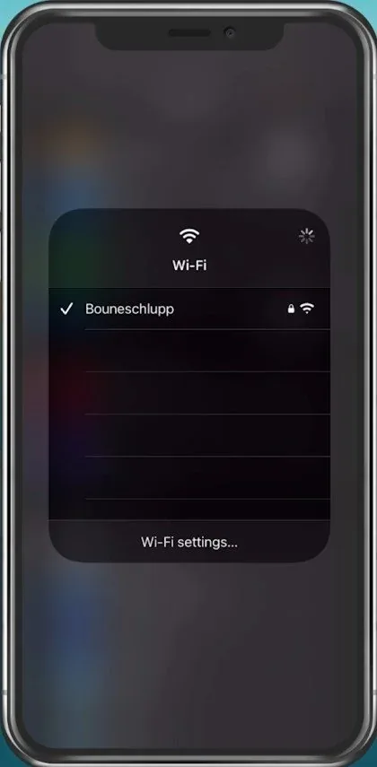 Toggle Wi-Fi On and Off to troubleshoot network issues