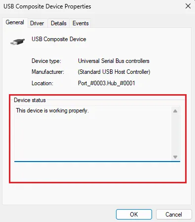 usb device details