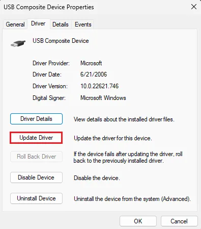 update usb c driver