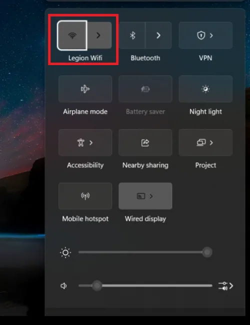 toggle wifi