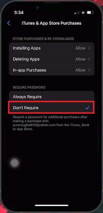 screen time settings