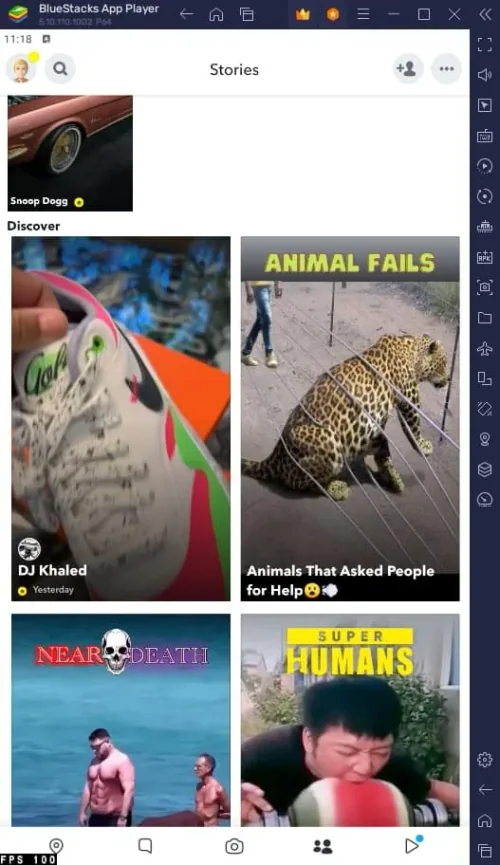 Snapchat Bluestacks