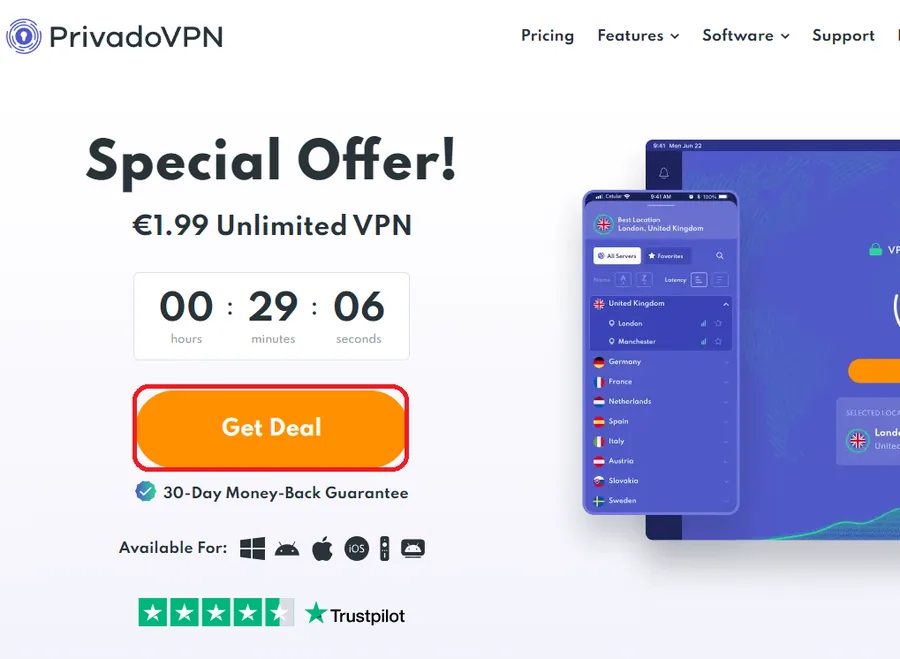 privadovpn special offer.