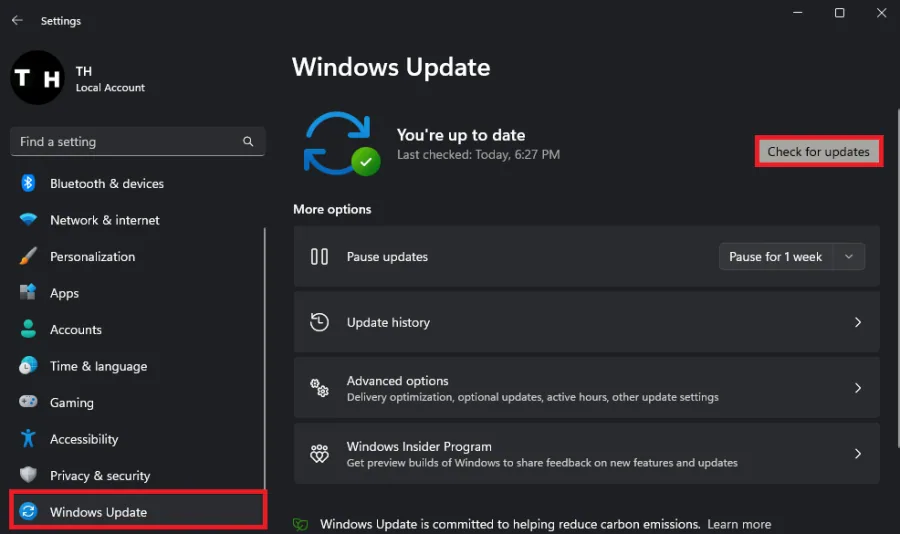 windows update