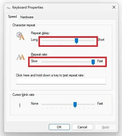 Ketboard Properties Panel