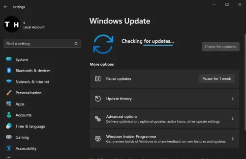 Windows Settings > Windows Update