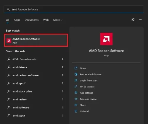 AMD Radeon Software