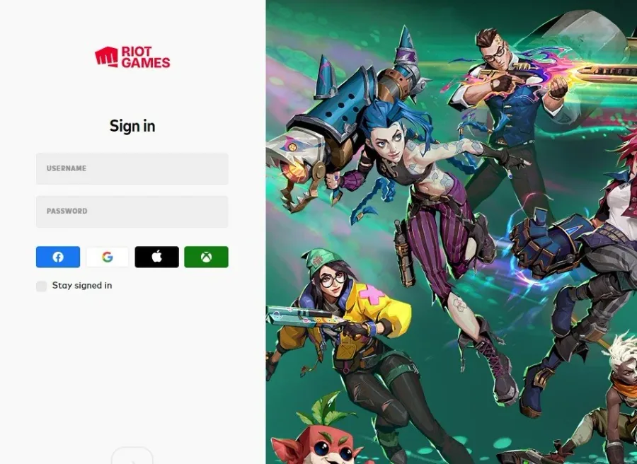 Log Out of Riot Games account