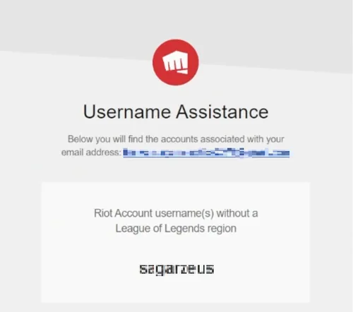 riot account username assistance