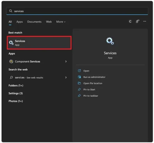 Windows Services Manager