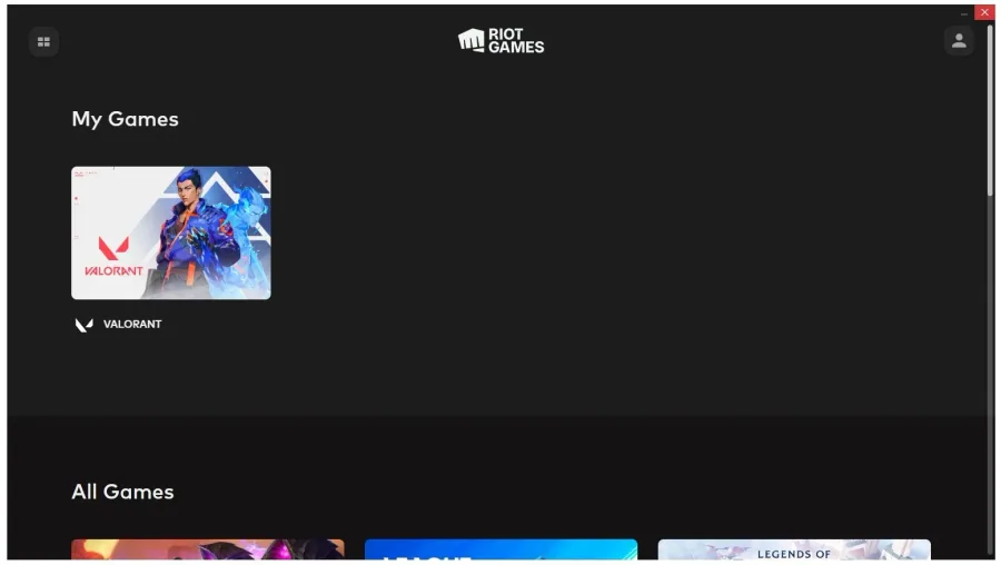 Restart the Riot Client