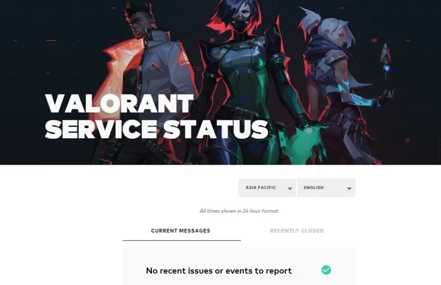 Valorant Service Status
