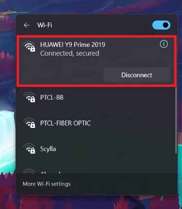 connection is secured